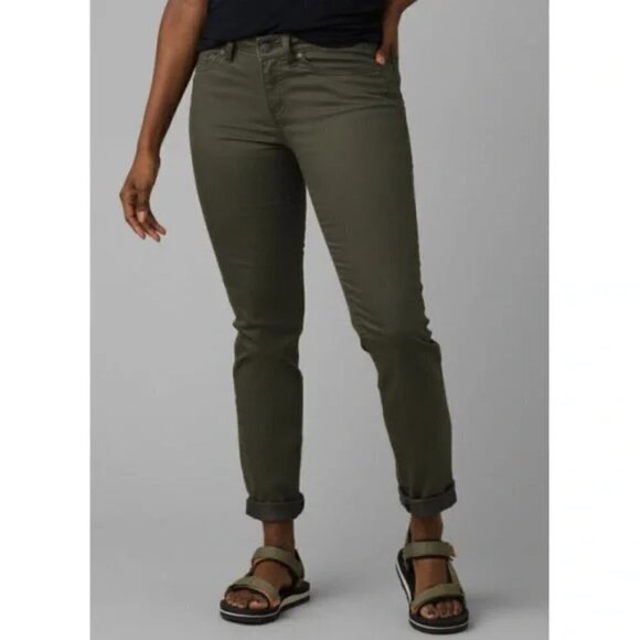 PrAna Kayla Jeans, Green, Size 12/31 - Picture 1 of 8